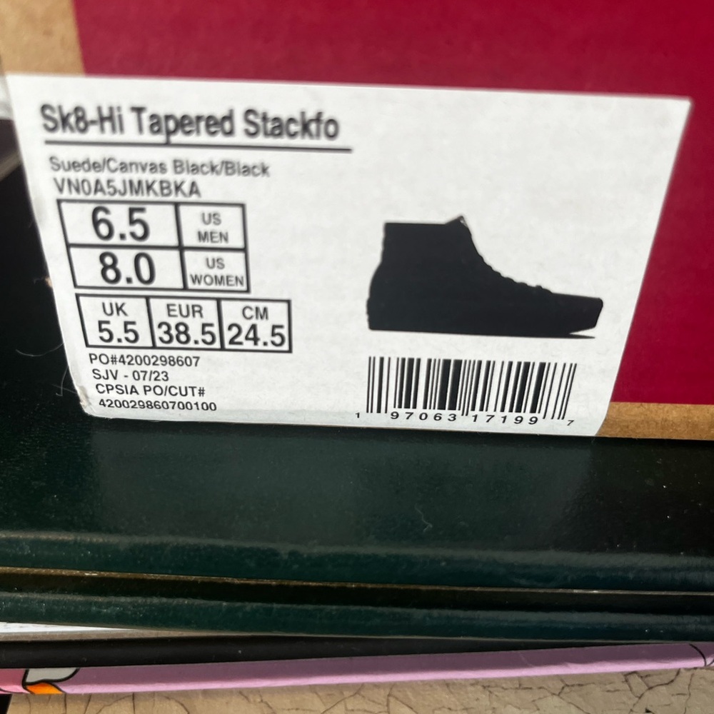 Vans platform high top new In box